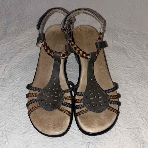 JAMBU sport wedge dress sandals - Picture 3 of 4